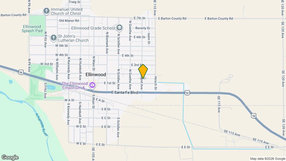 500 E 1st St Map and Location Details