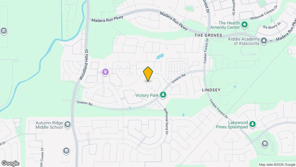 15746 Harding Bend Dr Map and Location Details