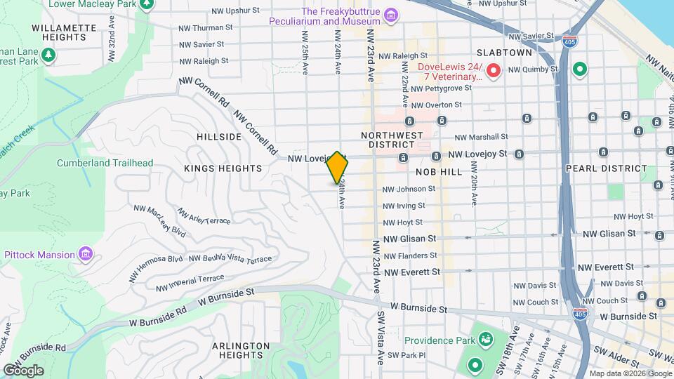 2411 NW Johnson St Map and Location Details