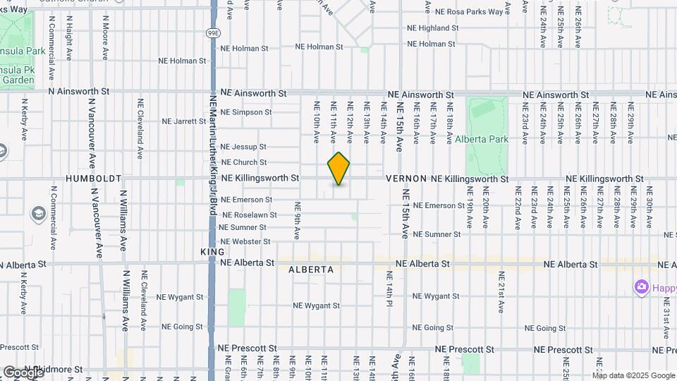 5322 NE 11th Ave Map and Location Details