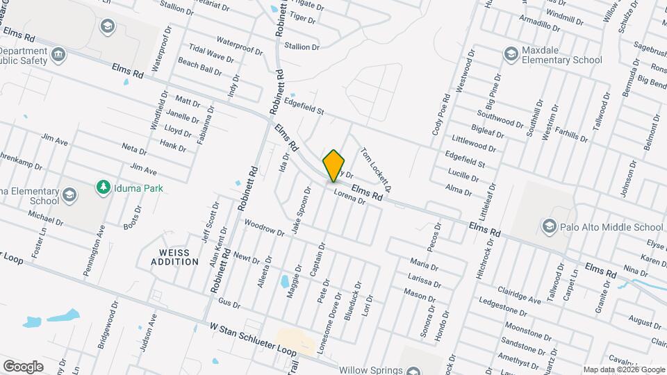3309 Lorena Dr Map and Location Details
