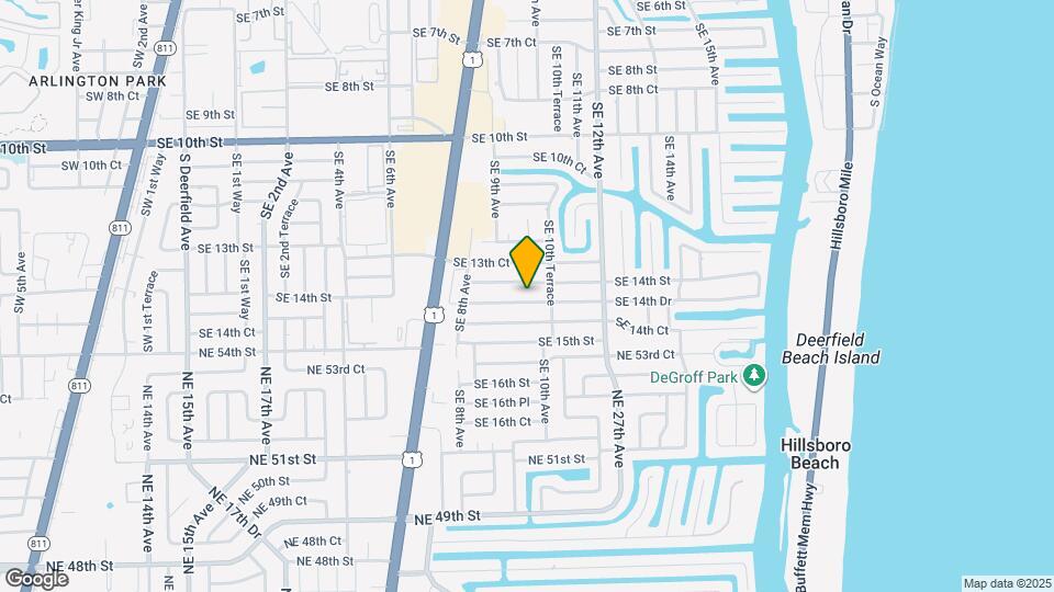 1001 SE 14th Dr Map and Location Details