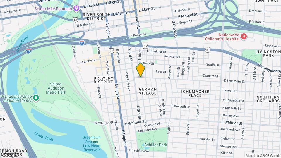 129-131-131 E Sycamore St Map and Location Details