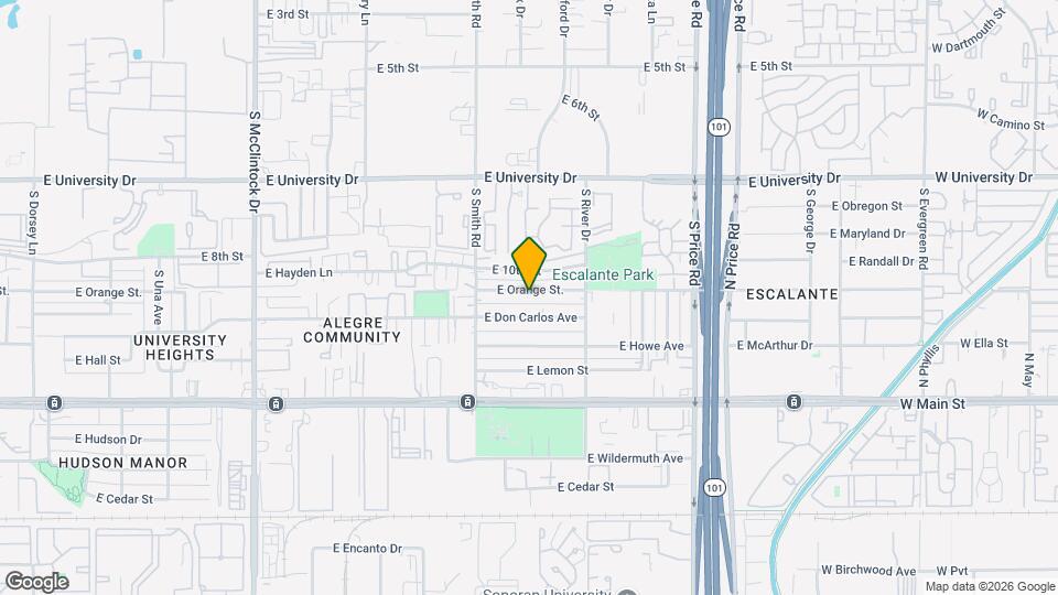 2045 E Orange St. Map and Location Details