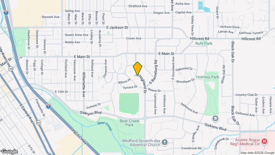 134 Highland Dr Map and Location Details