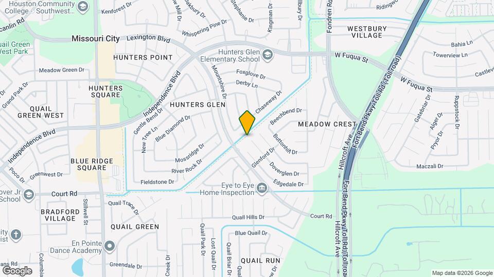 2302 Doverglen Dr Map and Location Details