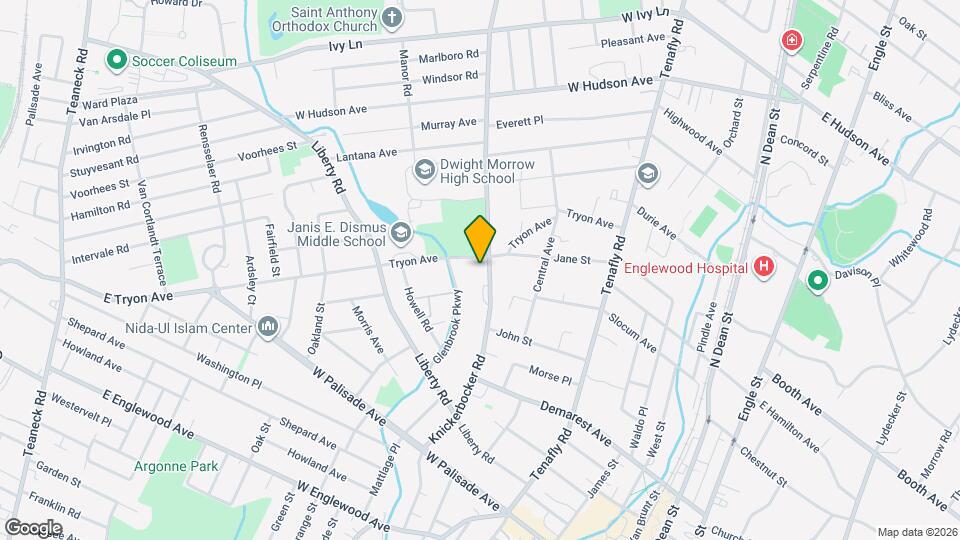 190 Knickerbocker Rd Map and Location Details