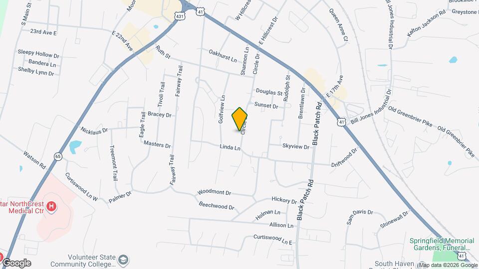 923 Circle Dr Map and Location Details