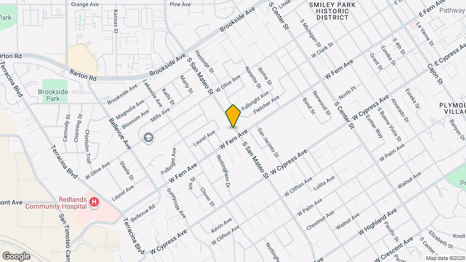 340 S San Mateo St Map and Location Details