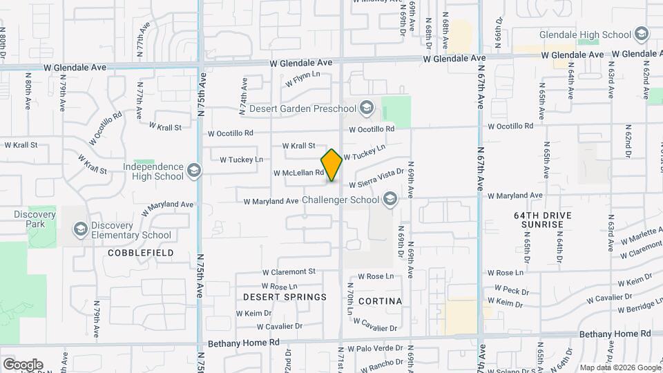 6519 N 71st Dr Map and Location Details