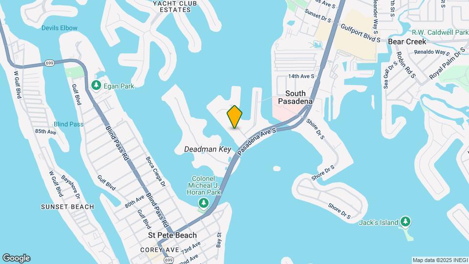 7400 Sun Island Dr S, Unit 401 Mapa y Detalles de la Ubicación