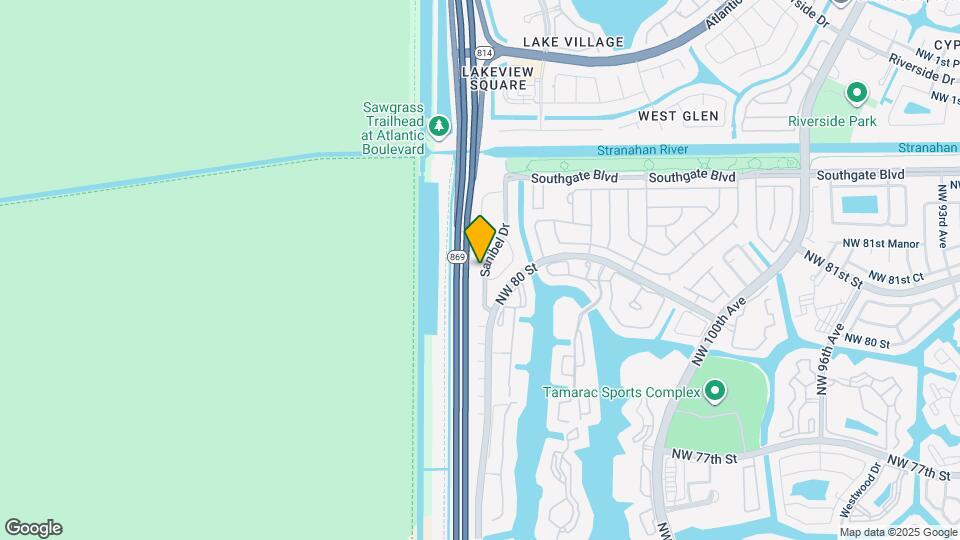 7821 Sanibel Dr Map and Location Details