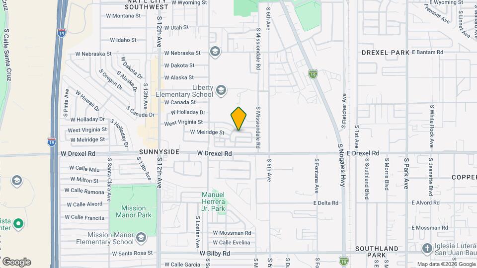 185 W Virginia St Map and Location Details