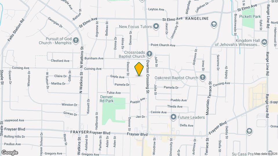 2073 Gayle Ave Map and Location Details