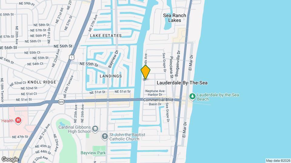 4454 W Tradewinds Ave Mapa y Detalles de la Ubicación