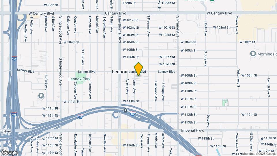 10822-10828 Larch Ave Map and Location Details