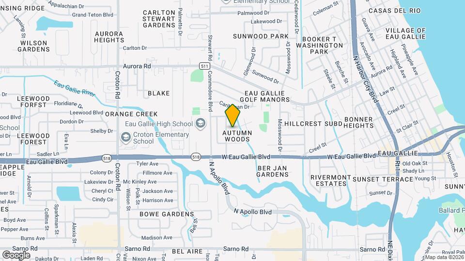 1513 Hendren Dr Map and Location Details