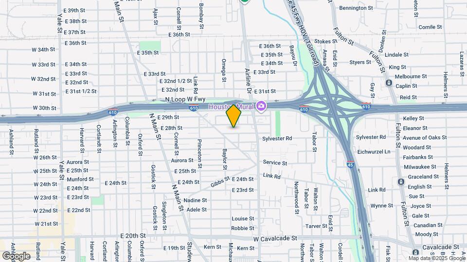 1125 E 27th St Map and Location Details