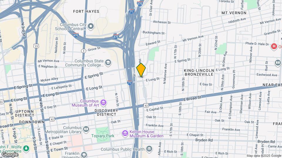 700 E Long St Map and Location Details