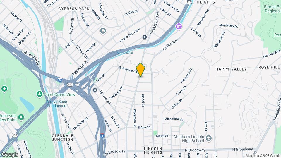 3210 Pasadena Ave Map and Location Details