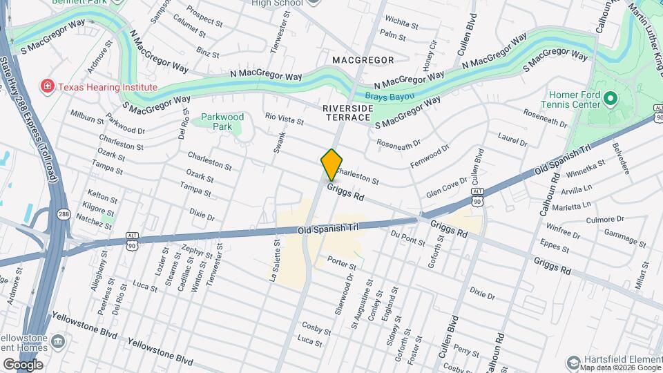 3911 Griggs Rd Map and Location Details