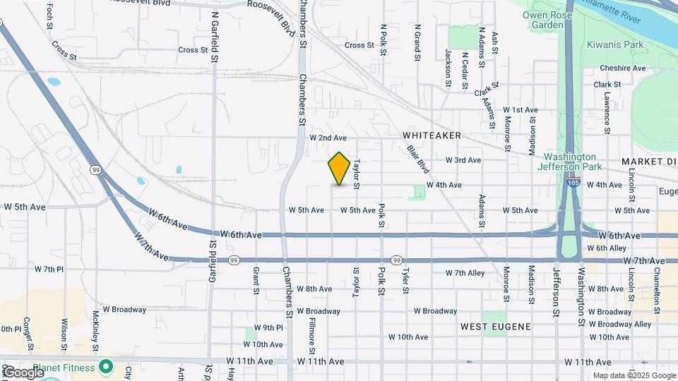 1484 W 4th Ave Map and Location Details