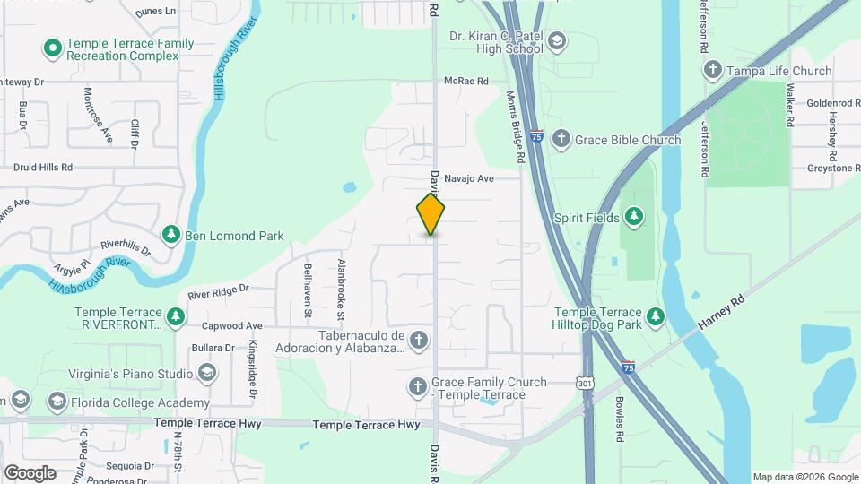 10001 Turkey Trot Pl Map and Location Details