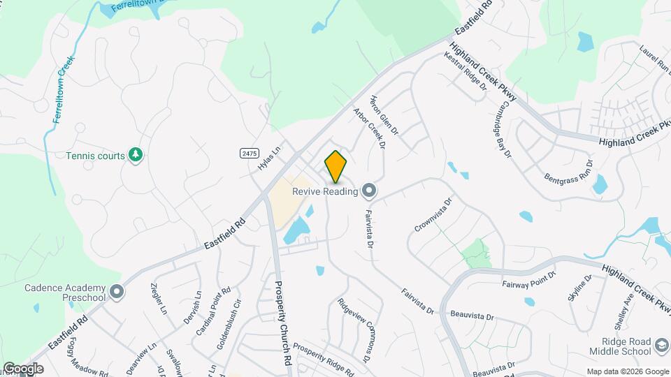 8907 Arbor Creek Dr Map and Location Details