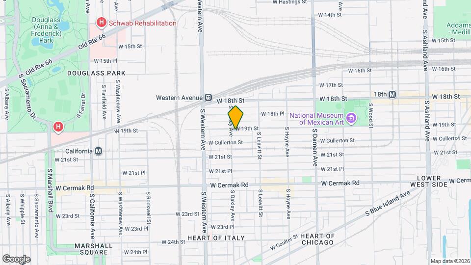 2253 W 19th St, Unit #3 Map and Location Details