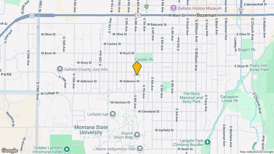 616 S 8th Ave Map and Location Details