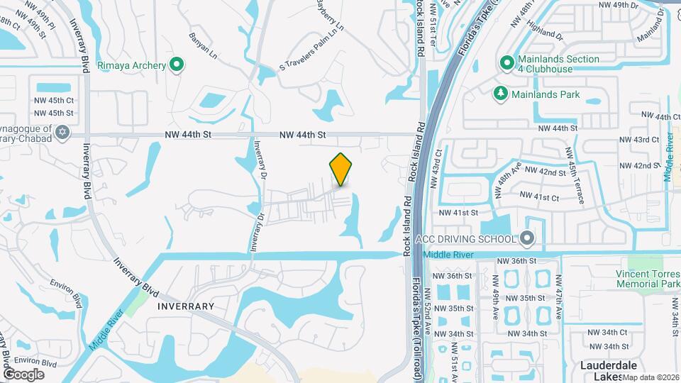 4164 Inverrary Blvd Map and Location Details