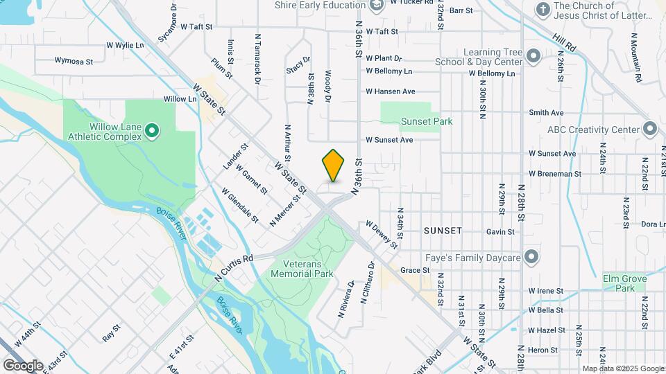 3710 W Anderson St Map and Location Details