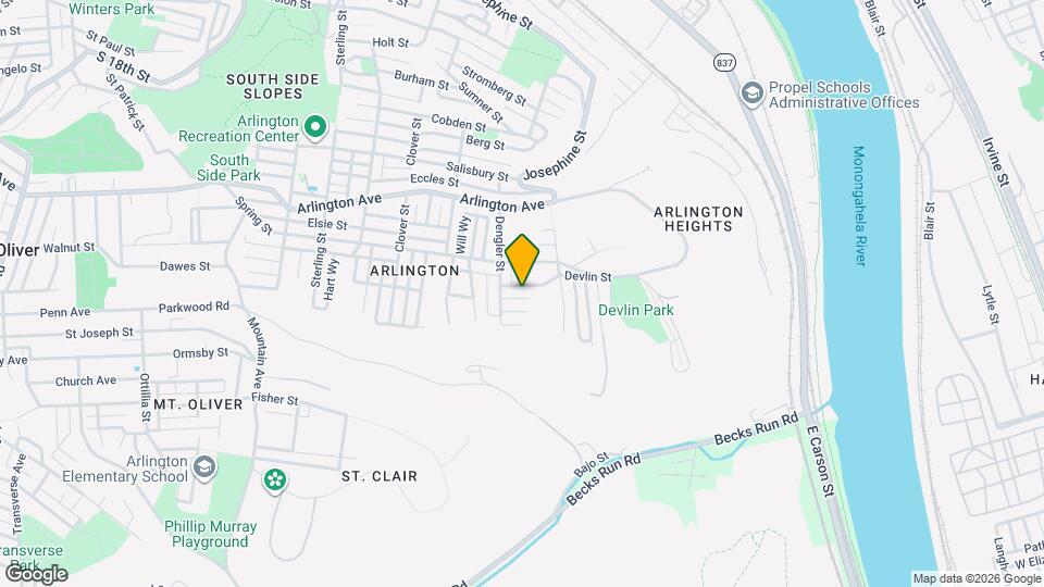 2918 Devlin St Map and Location Details