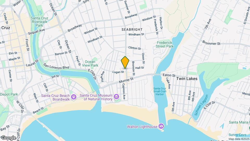 605 Seabright Ave Map and Location Details