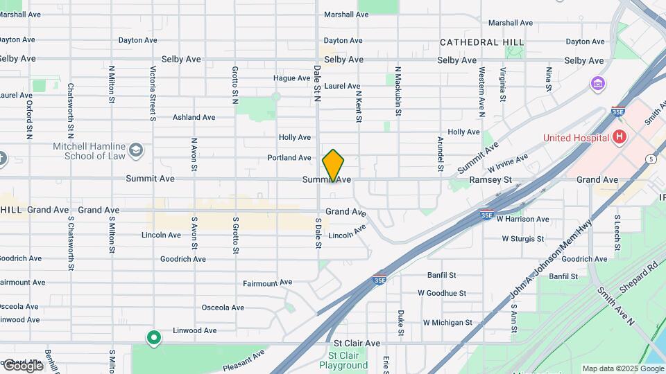 596 Summit Ave Map and Location Details