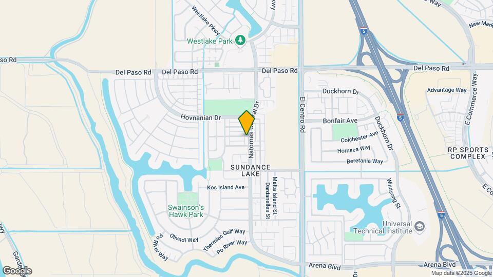 4411 Natomas Central Dr Map and Location Details