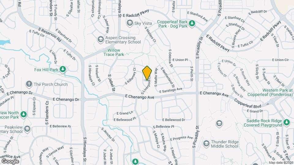 4843 S Liverpool Cir Map and Location Details