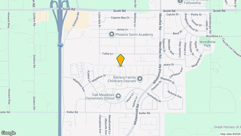 33558 Iris Ln Map and Location Details