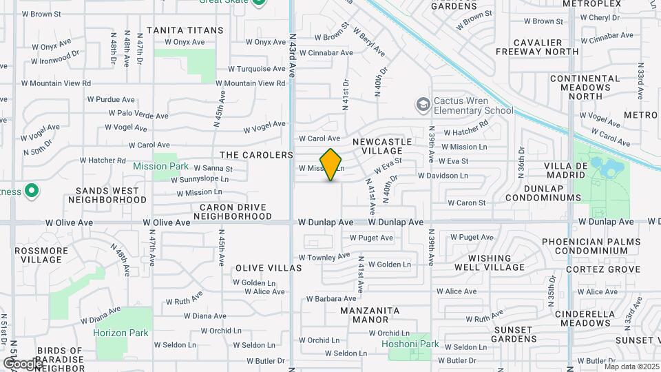 4207 W Eva St Mapa y Detalles de la Ubicación