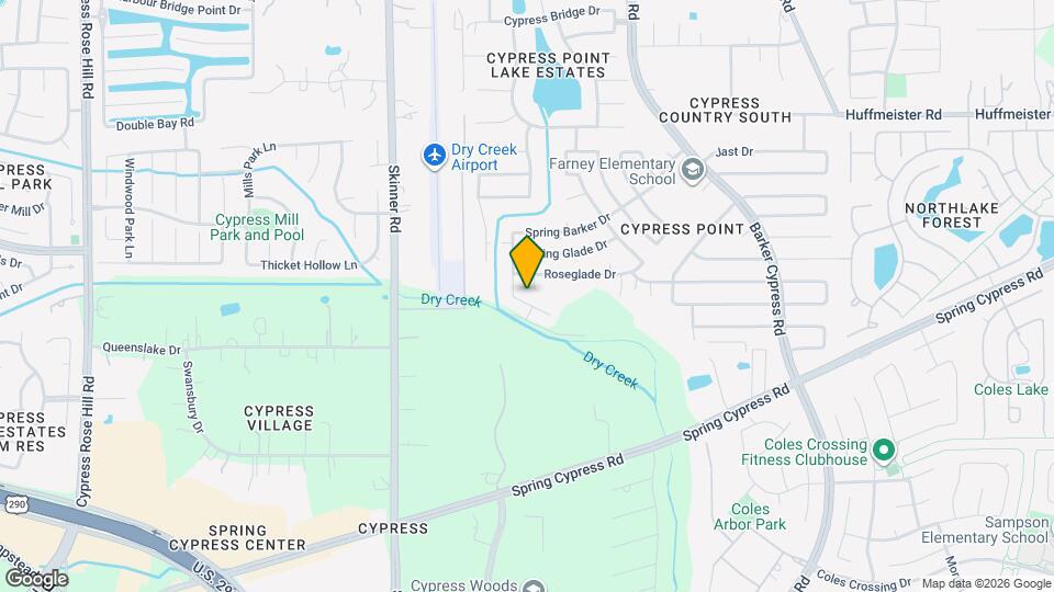 16730 Town Glade Dr Map and Location Details