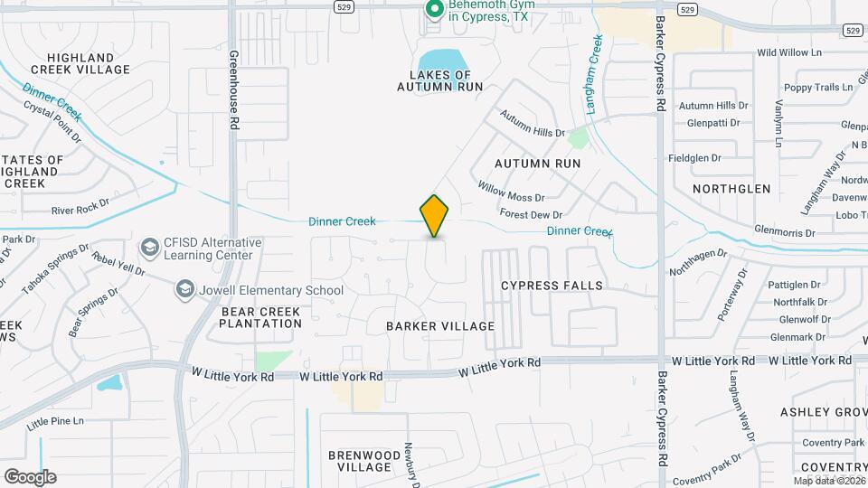 6730 Crescent Creek Ln Map and Location Details