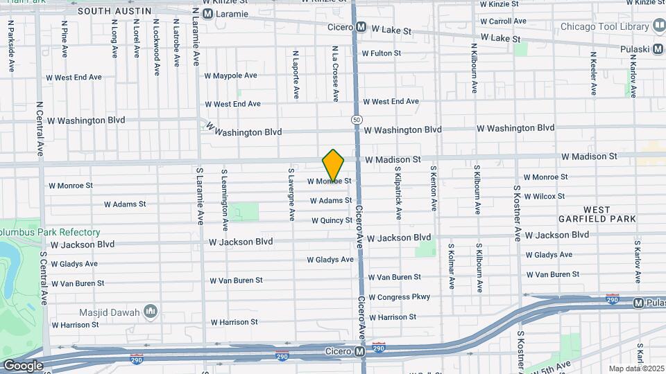 4837 W Monroe St Map and Location Details