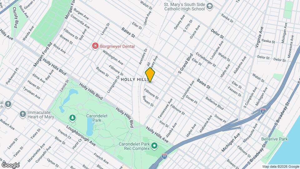 3668 Wilmington Ave Mapa y Detalles de la Ubicación