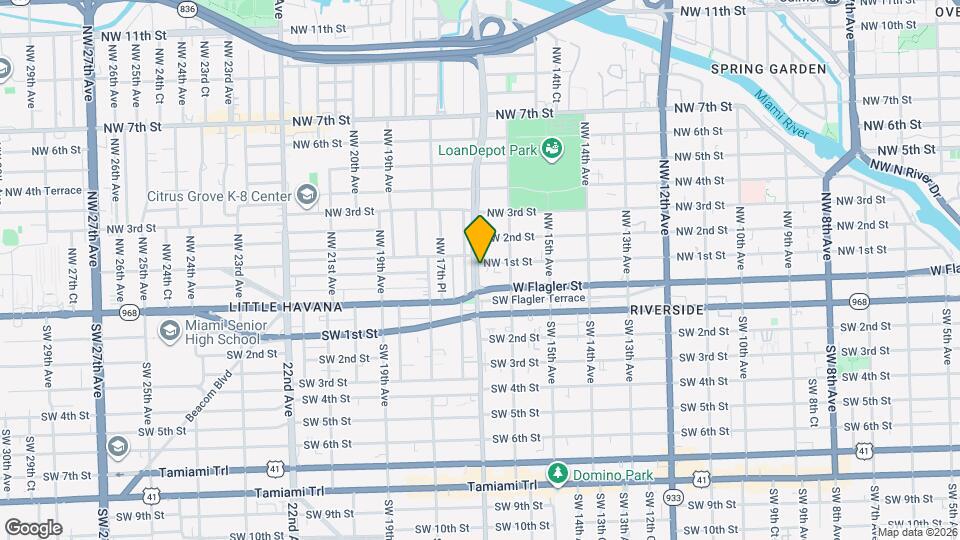 1662 NW 1st St Map and Location Details