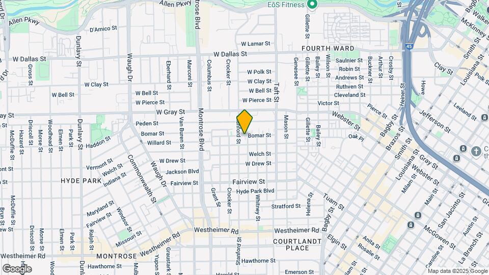 601-605 Bomar St Map and Location Details