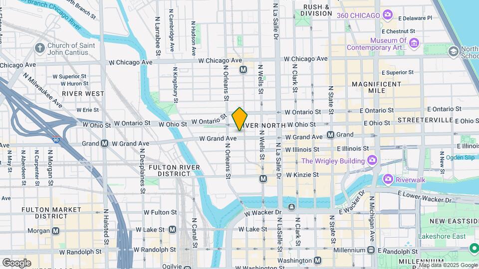 300 W Grand Ave, Unit 210 Map and Location Details