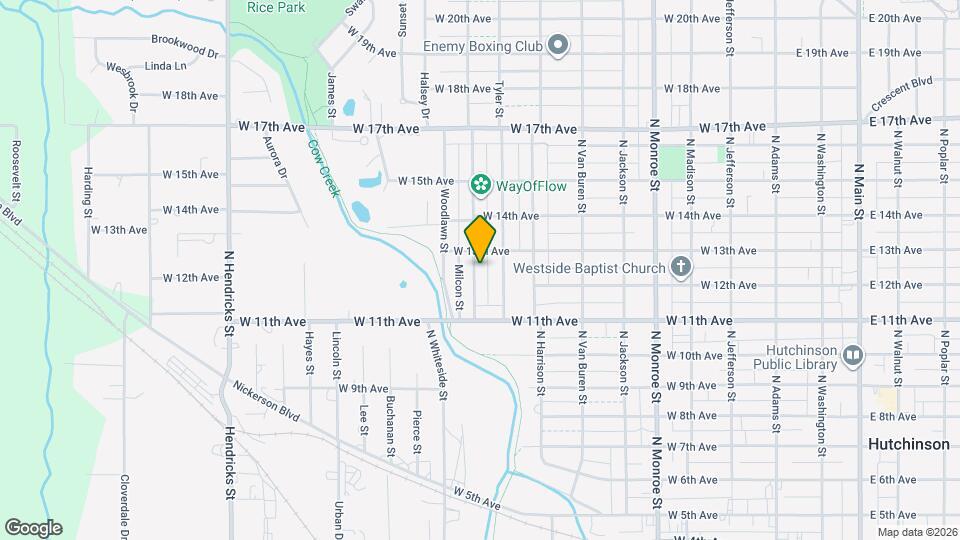 1210 Orchard St Map and Location Details