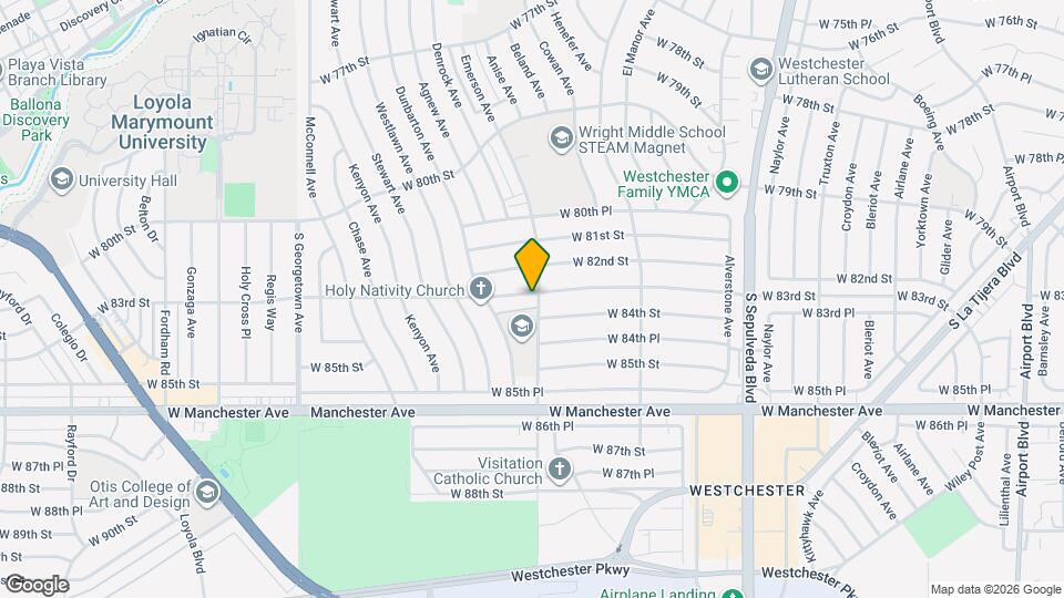 6600 W 83rd St Map and Location Details