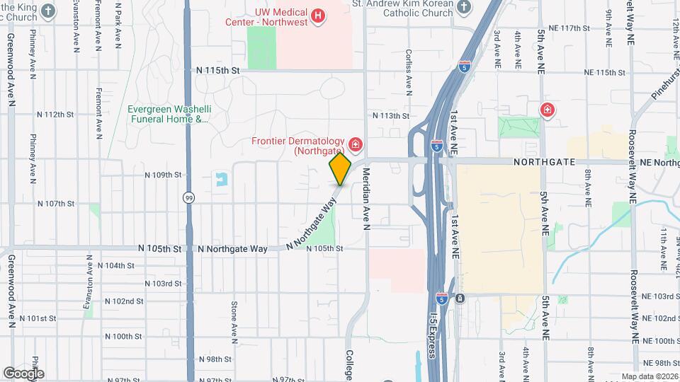 1413 N Northgate Way Map and Location Details