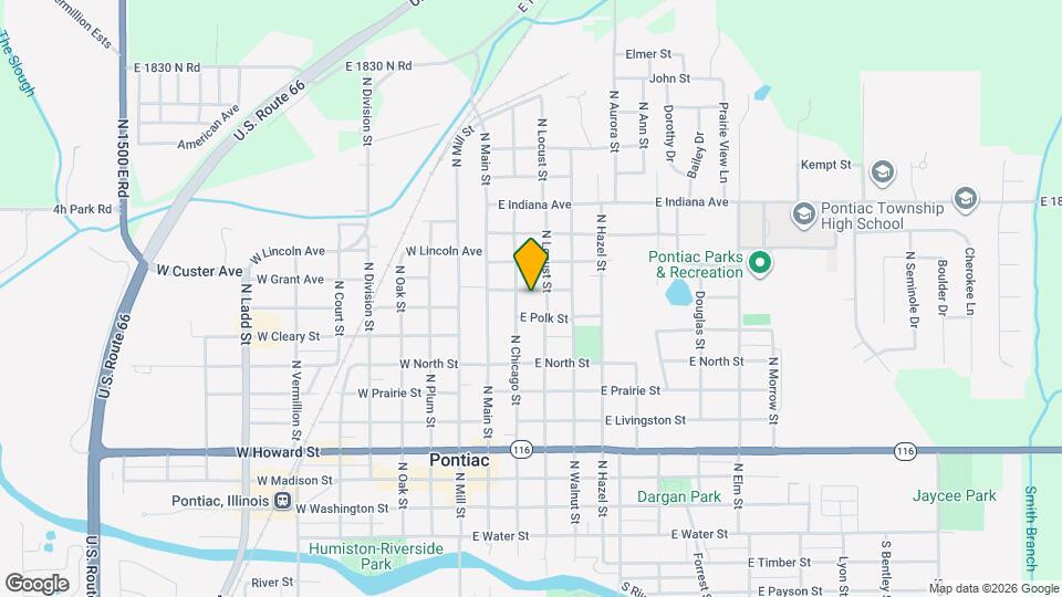 218 E Pierce St Mapa y Detalles de la Ubicación